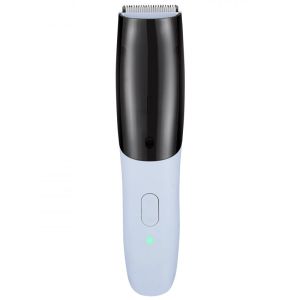 Вакуумен тример за брада ELITE VHT-1355, Li-ion 1200mAh, IPX5, USB-C, Автономия до 100 мин, Бял/черен