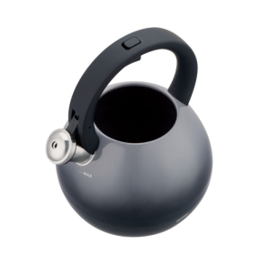 Свирещ чайник Klausberg KB 7955, 3l, Термоизолирана дръжка, Многослойно дъно, Индукция, Тъмносив графит