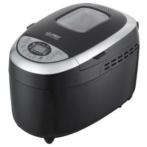 Хлебопекарна FIRST FA-5152-3-BA, 850W, 1.25 кг, 12 програми, Таймер, Незалепващо покритие, Черен/инокс