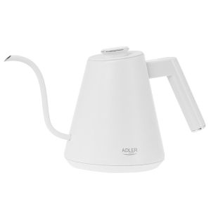 Електрическа кана Adler AD 1349W, 1100W, 1 л, 40-100 C, Поддържане на топлината, LED дисплей, Бял