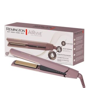 Преса за коса Remington S8930 AIRvive™, 61 W, 5 настройки до 230C, Технология йонен въздух , Лилав/Златист