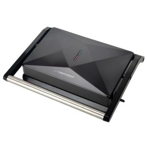 Електрическа скара Esperanza EKG013, 850W, 23х14.5см, Керамично покритие, Черен