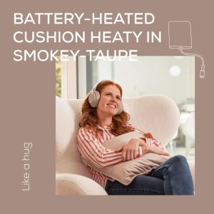 Термоподложка Beurer HK 77 Heaty smokey-taupe + Beurer KS 19 Pure White
