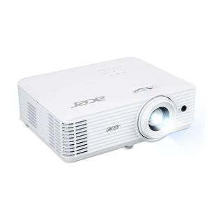 Мултимедиен проектор Acer Projector H6546Ki, DLP, 1080p (1920x1080), 5200 ANSI Lm, 10 000:1, 3D, 24/7 operation, Auto Keystone, DC power on, 2xHDMI, RS232, Audio in/out, WiFi (kit incl.), Bag, 1x3W, 2.95Kg, White + Acer T82-W01MW 82.5"