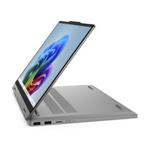 Лаптоп LENOVO IdeaPad 5 2-in-1 14AHP11 (83UJ0024BM), 14" WUXGA (1920x1200) IPS Touch, AMD Ryzen™ 7 250 (3.3GHz up to 5.1GHz, 8 ядра), 16GB DDR5, 512GB SSD M.2, Digital Pen, Windows 11 Home, Luna Grey