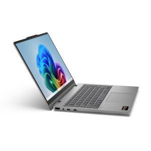 Лаптоп LENOVO IdeaPad 5 2-in-1 14AHP11 (83UJ0024BM), 14" WUXGA (1920x1200) IPS Touch, AMD Ryzen™ 7 250 (3.3GHz up to 5.1GHz, 8 ядра), 16GB DDR5, 512GB SSD M.2, Digital Pen, Windows 11 Home, Luna Grey