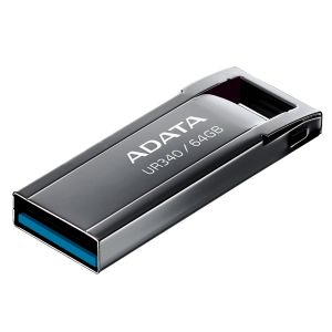 USB памет 32GB ADATA UR340 (AROY-UR340-32GBK), USB 3.2 Gen1, Metal, Black
