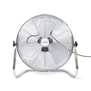 Вентилатор за под Esperanza EHF006 Cyclone, 110W, 45 см, 3 скорости, 116м3/мин, Алуминиеви перки, Сребрист/хром