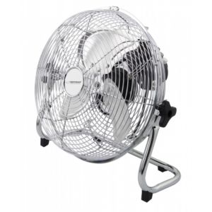 Подов вентилатор Esperanza EHF005, 50W, 3 скорости, 30 см, Наклон 90-270°, Тих, Цуркулационен, Хром/металик