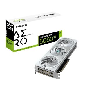 Видео карта GIGABYTE GeForce RTX 5060 Ti AERO OC 16G, 16GB GDDR7, 128 bit, HDMI, 3xDP