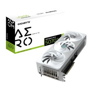 Видео карта GIGABYTE GeForce RTX 5070 Ti AERO OC 16G, 16GB GDDR7, 256 bit, HDMI, 3xDP