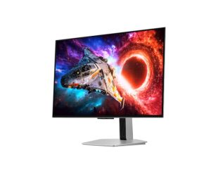 Монитор SAMSUNG Odyssey OLED G8 G80SH (LS32HG800SUXEN), 32'' OLED, 4K UHD (3840x2160) 240Hz, 16:9, 0.03ms, 1000cd/m2, 1.5M:1, AMD FreeSync Premium Pro, NVIDIA G-Sync, 2xHDMI, DP, USB-C, 2xUSB 3.2, Silver