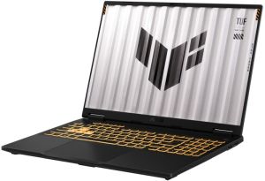 Лаптоп ASUS TUF Gaming F16 (2025) FX608JMI-TU270 (90NR0NB1-M00R50), 16'' IPS, WUXGA (1920x1200) 144Hz, Intel Core i5-13450HX (3.4GHz up to 4.6GHz, 10 ядра), NVIDIA GeForce RTX5060 8GB GDDR7, 16GB DDR5, 512GB SSD M.2, no OS, Grey 