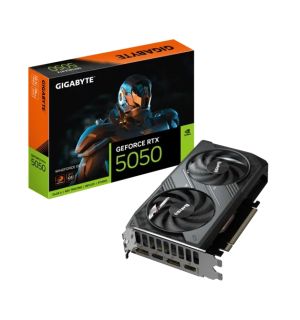 Видео карта GIGABYTE GeForce RTX 5050 WINDFORCE OC 8G, 8GB GDDR6, 128 bit, 2xHDMI, 2xDP
