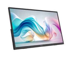 Монитор MSI PRO MP165 E6 Portable Monitor, 15.6" IPS, FullHD (1920x1080) 60Hz, 16:9, 4ms, 250cd/m2, 1000:1, Speaker 2x1W, 2xType-C(15W), HDMI, Black