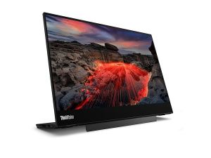 Монитор LENOVO ThinkVision M14t Gen 2 (63FDUAT6WL), 14" IPS Touch, 2.2K (2240x1400) 60Hz, 16:10, 6ms, 300 cd/m², 1500:1, 2xUSB-C, Raven Black