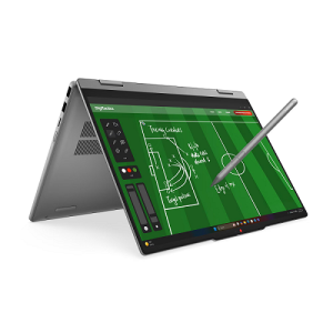 Лаптоп LENOVO IdeaPad 5 2-in-1 14IPH11 (83UG003PBM), 14" WUXGA (1920x1200) Touch, Intel® Core Ultra 5 322 (2.5GHz up to 4.4GHz, 6 ядра), 16GB DDR5, 512GB SSD M.2, Pen, Windows 11 Home, Luna Grey