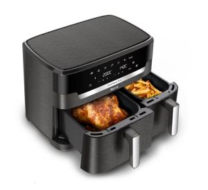 Уред за здравословно готвене Tefal EY942HE0 XXL Dual Easy Fry Coal Eu