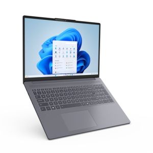 Лаптоп LENOVO IdeaPad Slim 3 16AHP10 (83KB004TBM), 16" WUXGA (1920x1200) 60Hz IPS, AMD Ryzen 7 8840HS (16M Cache, 3.3GHz up to 5.1GHz, 8 ядра), 24GB DDR5, 512GB SSD M.2, Backlit, noOS, Luna Grey