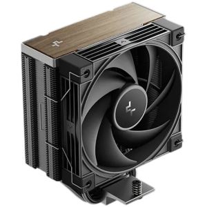 DeepCool AK400 G2, CPU Air Cooler, 1x120mm PWM Fan, Wooden Top Cover, TDP 240W, 4 Heatpipes, Black, LGA1851/1700, AMD AM5/AM4, 132x92x156 mm(LxWxH), 3Y, R-AK400G2-BKNNMN-GJD