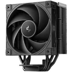 DeepCool AK400 G2, CPU Air Cooler, 1x120mm PWM Fan, Wooden Top Cover, TDP 240W, 4 Heatpipes, Black, LGA1851/1700, AMD AM5/AM4, 132x92x156 mm(LxWxH), 3Y, R-AK400G2-BKNNMN-GJD