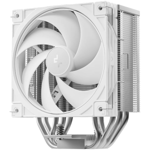 DeepCool AG400 G2 WH, CPU Air Cooler, 1x120mm PWM Fan, TDP 230W, 4 Heatpipes, White, LGA1851/1700, AMD AM5/AM4, 125x92x152 mm(LxWxH), 2Y, R-AG400-WHNPMG2-G