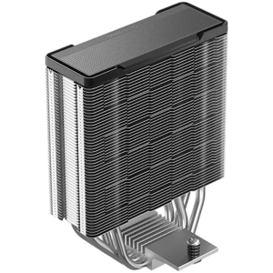 DeepCool AG400 G2, CPU Air Cooler, 1x120mm PWM Fan, TDP 230W, 4 Heatpipes, Black, LGA1851/1700, AMD AM5/AM4, 125x92x152 mm(LxWxH), 2Y, R-AG400-BKNPMG2-G