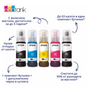 Мастилоструйно многофункционално устройство Epson EcoTank L3366