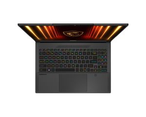 Лаптоп MSI Stealth A16 AI+ A3XWHG, NVIDIA GeForce RTX 5070 Ti 12GB GDDR7 992 AI TOPS, AMD Ryzen AI 9 HX 370 (12C, 24T, Up to 5.1 GHz 24MB L3), 16" 16:10 QHD+(2560x1600) OLED, 240hz, 1ms, 32GB DDR5 LPDDR5x-7500, 2TB  PCIe Gen4x4 SSD, Wi-Fi 7, Windows 11 Ho