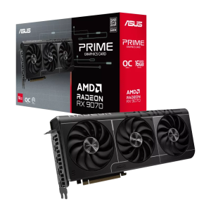 Видео карта ASUS Prime Radeon RX 9070 16GB GDDR6 OC Edition, 16GB GDDR6,  256-bit, HDMI, 3xDP