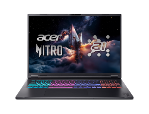 Лаптоп ACER Nitro 18 AI AN18-61-R9ES (NH.QYBEX.001), 18" WQXGA (2560x1600) 165Hz, AMD Ryzen™ Al 7 350 (2GHz up to 5GHz, 8 ядра), Nvidia GeForce RTX™ 5070 8GB GDDR7, 16GB DDR5, 1TB SSD M.2, noOS, Obsidian Black