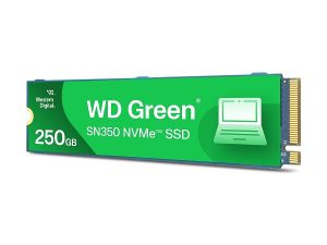 SSD 250GB WD Green SN350 (WDS250G2G0C-00CDH0), M.2 2280 PCIe Gen3 x4, NVMe v1.3, TLC