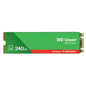 SSD 240GB WD Green SATA (WDS240G3G0B-00BJF0), M.2 2280 SATA, SLC