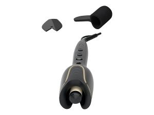 Автоматична маша PHILIPS  Prestige BHB876/00, 3 топлинни настройки и 3 настройки за време за различни типове коса, керамично покритие със съдържание на кератин