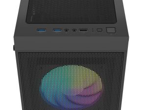 Кутия за компютър Fury PC Case Shobo SH8 ARGB Midi Tower, Window, Black