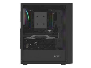 Кутия за компютър Fury PC Case Shobo SH8 ARGB Midi Tower, Window, Black