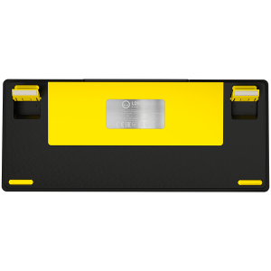 LORGAR KBP7075W, Wireless 75% Mechanical Gaming Keyboard Pro, Black/yellow, EN layout