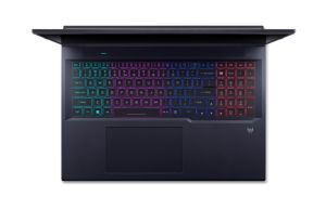 Лаптоп Acer Predator Helios Neo 18 AI, PHN18-72-91F0, Intel Core Ultra 9 275HX (up to 5.4GHz, 36MB), 18" WQXGA (2560x1600) IPS 240Hz, 32GB DDR5 (1 slot free), 1024GB PCIe NVMe SSD, GeForce RTX 5070 8GB GDDR7, WiFi 6E, BT 5.3, FHD IR Cam, No OS