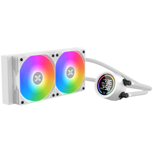 Xigmatek LK Pro 240 Digital Arctic (WH AIO,Digital LCD Pump & 240mm PWM Fan,Mini ARGB Controller,Intel & AMD & 20xx)