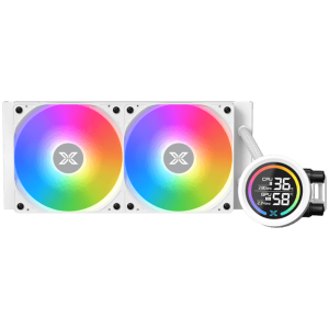 Xigmatek LK Pro 240 Digital Arctic (WH AIO,Digital LCD Pump & 240mm PWM Fan,Mini ARGB Controller,Intel & AMD & 20xx)