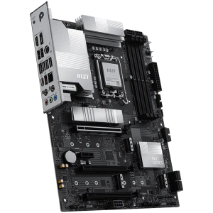 MSI PRO Z890-P WIFI6E, LGA 1851, Dual Channel DDR5 up to 9200(OC)MHz, 3x PCIe x16 slots, 4x M.2 slot, 4x USB 2.0, 2x USB 3.2 Gen 1, 1x USB 3.2 Gen 2, 1x USB 3.2 Gen 2 Type-C, 1x HDMI, 1x DP, 5Gbps LAN, WIFI6E, 7.1 Audio, 3Y