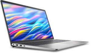 Лаптоп Dell 15 DC15250, Intel Core i5-1334U (10 cores, up to 4.60 GHz), 15.6" FHD (1920x1080) 120Hz 250 nits WVA AG, 16GB: 1x16GB, DDR4, 3200 MT/s, 512GB M.2 PCIe, Intel UHD Graphics, Wi-Fi 6, FPR, Backlit, Windows 11 Pro, Platinum Silver (Aluminum), 3Y P