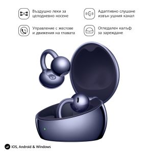Слушалки Huawei FreeClip 2 S Robin-T02 Deepsea Blue