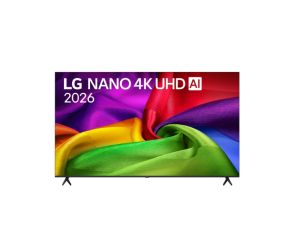 Телевизор LG 85NU800B3LA, 85" NANO 4K UHD, 3840x2160, DVB-T2/C/S2, AI Alpha 7, HDR 10, webOS 26, ThinQ AI, VRR, ALLM, HGiG, WiFi, Clear Voice, 4K Super Upscaling, Bluetooth 5.3, Hdmi e-ARC , CI, LAN, AirPlay2, AI Sound Pro, Google Cast, 2 Pole stand, Blac