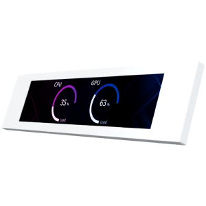 9" LCD Screen Kit - White EN48685 (WH,For Pano II Series White Chassis,Magnetic Bracket,HDMI & USB Cable,Brown Box)