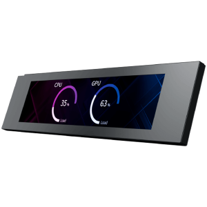 9" LCD Screen Kit - Black EN48654 (BK,For Pano II Series Black Chassis,Magnetic Bracket,HDMI & USB Cable,Brown Box)