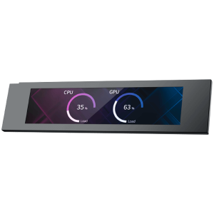 9" LCD Screen Kit - Black EN48654 (BK,For Pano II Series Black Chassis,Magnetic Bracket,HDMI & USB Cable,Brown Box)