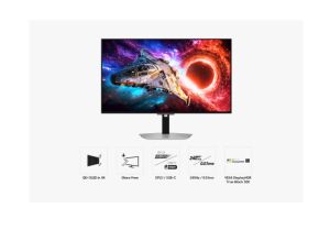 Монитор Samsung 32'' LS32HG800SU Odyssey OLED G8 4K 3840x2160 0.03ms 240Hz Glare Free DP 2.1 (UHBR20) & USB-C (98W) Silver + Logitech G102 Mouse, Lightsync RGB, 8000 DPI, 6 Programmable Buttons, Black
