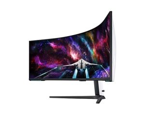 Монитор Samsung LS57CG952, 57" Odyssey Neo G95NC 57" Quantum Mini-LED Dual UHD, 7680x2160, 240Hz 1ms, HDMI, USB Hub, White/Black + Logitech G102 Mouse, Lightsync RGB, 8000 DPI, 6 Programmable Buttons, Black