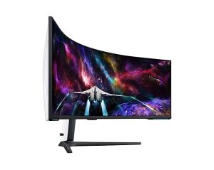 Монитор Samsung LS57CG952, 57" Odyssey Neo G95NC 57" Quantum Mini-LED Dual UHD, 7680x2160, 240Hz 1ms, HDMI, USB Hub, White/Black + Logitech G102 Mouse, Lightsync RGB, 8000 DPI, 6 Programmable Buttons, Black